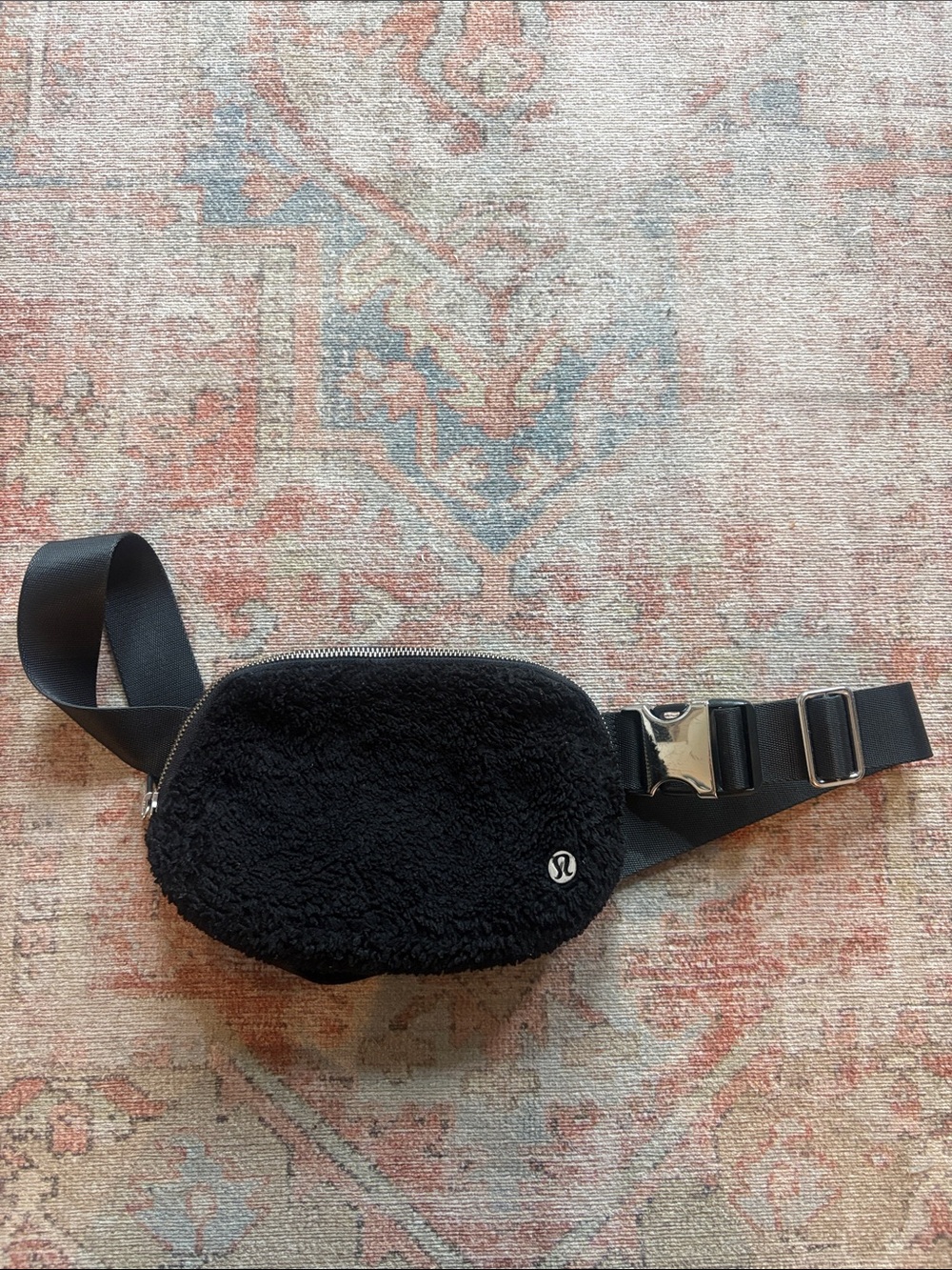 lululemon athletica Black Sherpa Crossbody Bag